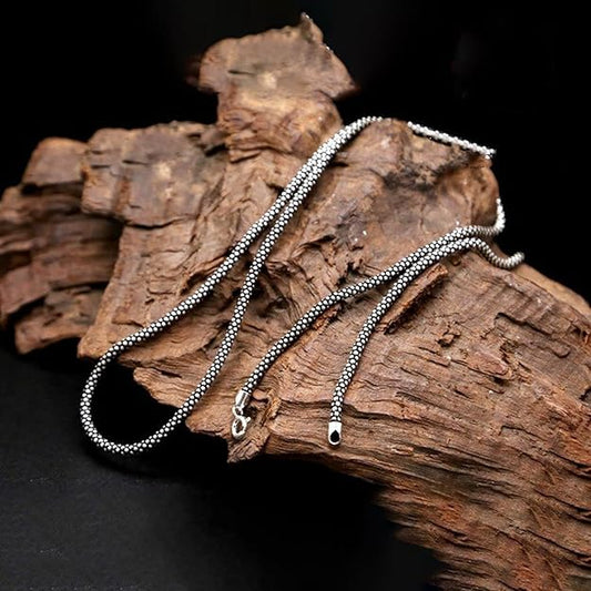 Oxidized 22 inch | 925 Silver Chain Men