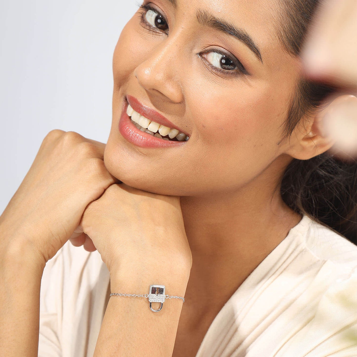 Luxe Lock | 925 Silver Bracelet