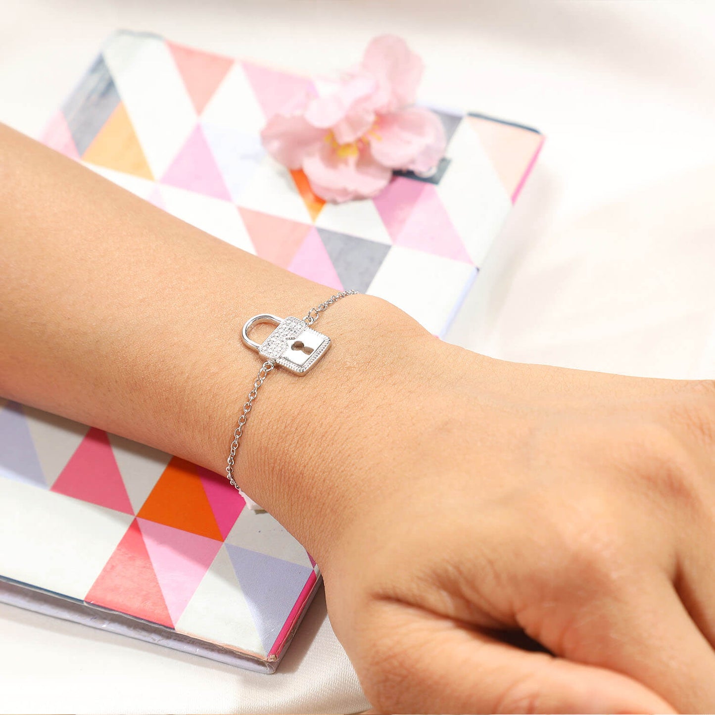 Luxe Lock | 925 Silver Bracelet