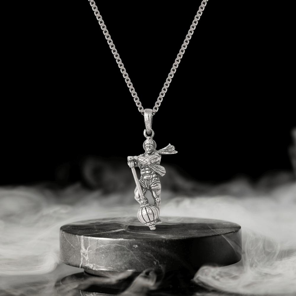 The Gadashakti Hanuman | 925 Silver Pendant