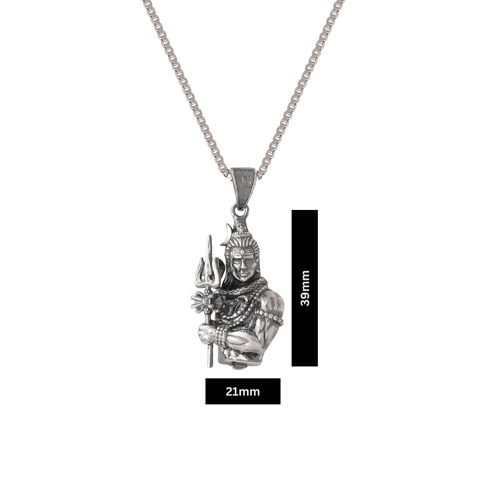 Rudrakant | The Shiva 925 Silver Pendant