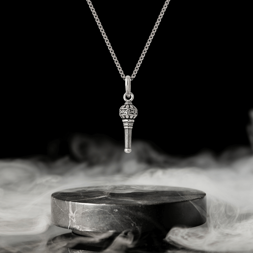 Gada of Lord Hanuman | 925 Silver Pendant