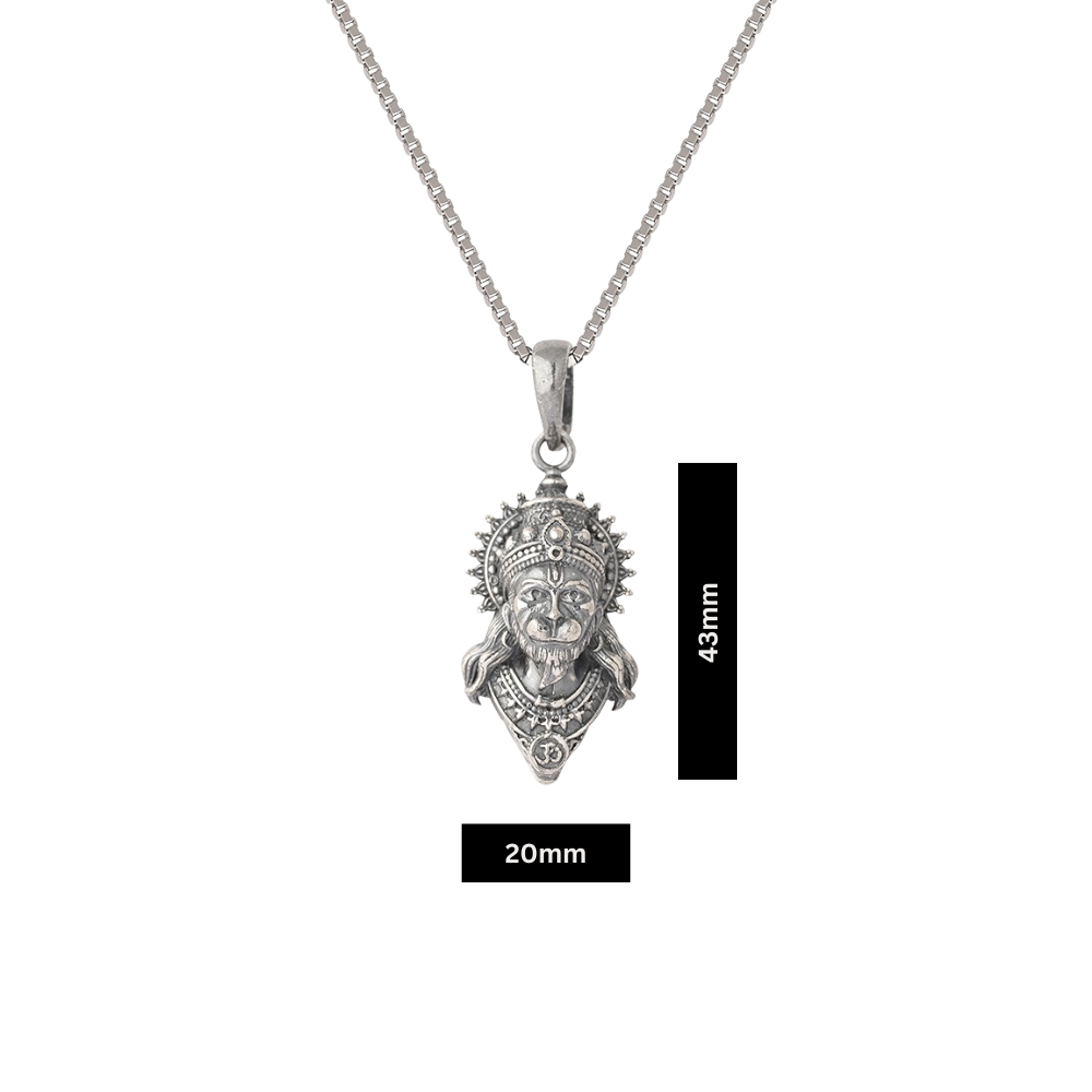 The Bajrangbali | 925 Silver Pendant