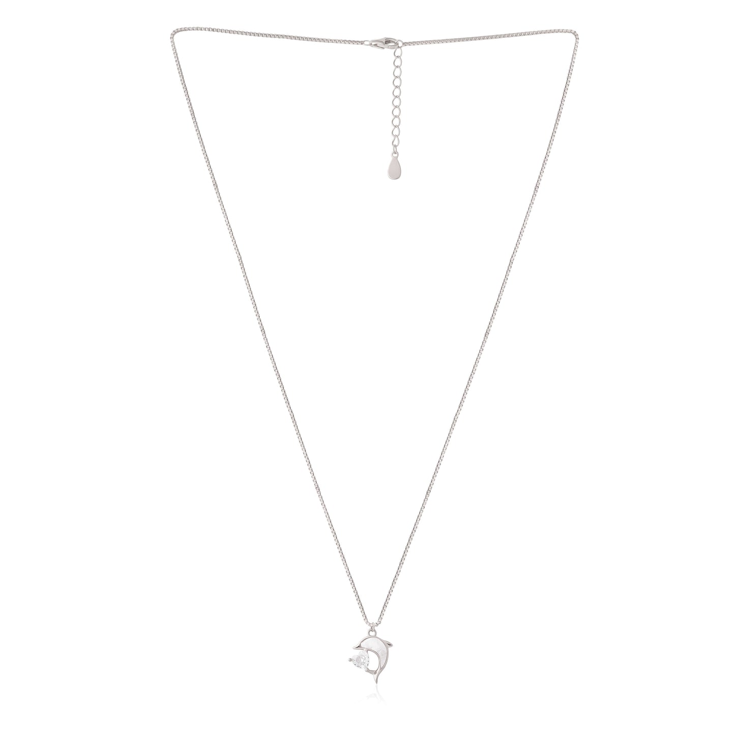 Tidal Grace | 925 Silver Pendant with Chain