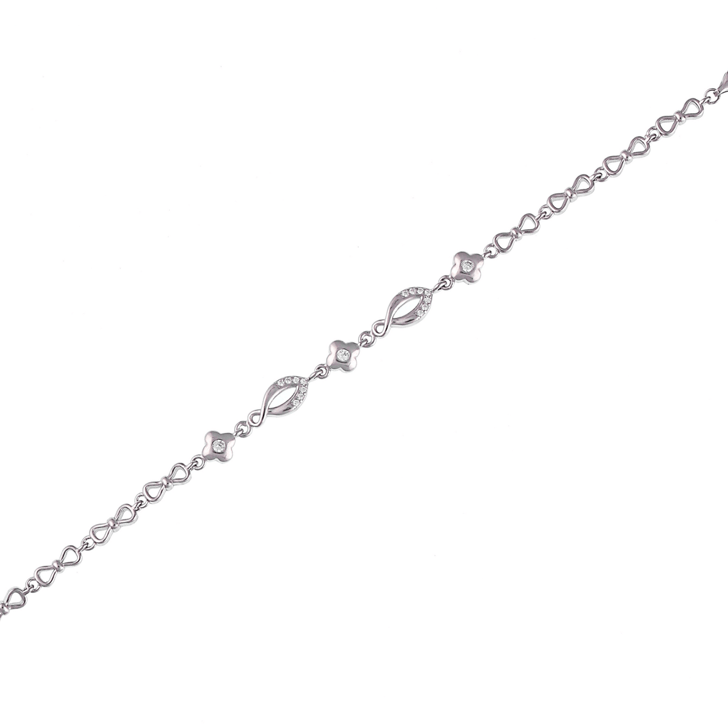 Silver Symphony | 925 Sterling Silver Bracelet Rey & Co.