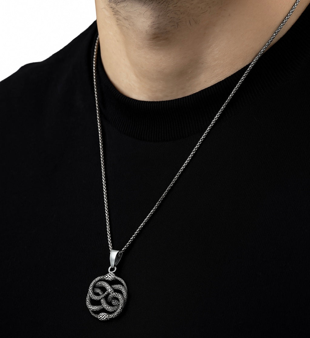 Oxidized 22 inch | 925 Silver Chain Men