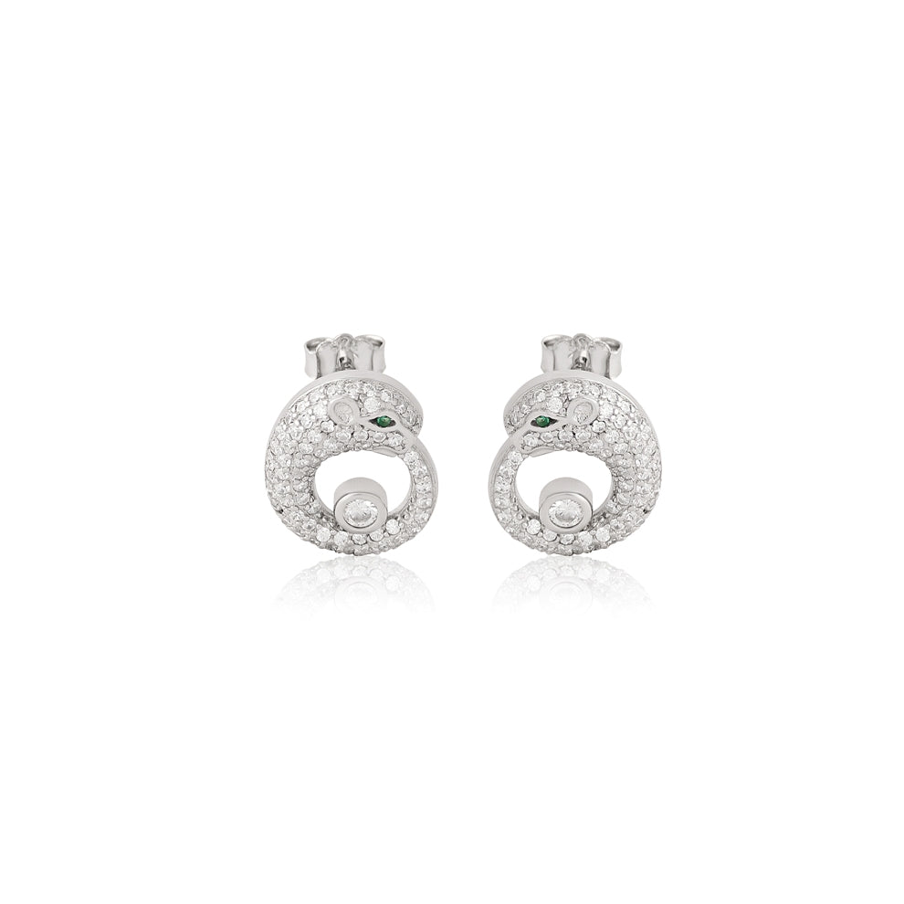 Panthère Noir | 925 Silver Earrings
