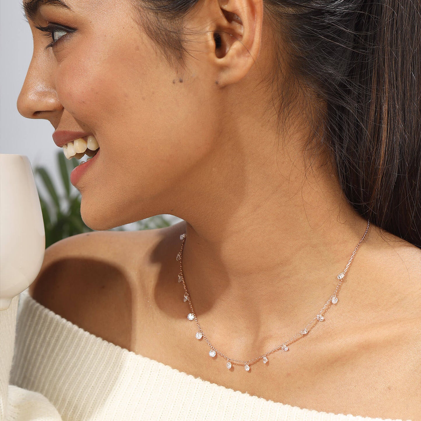 Ethereal Spark | 925 Silver Necklace