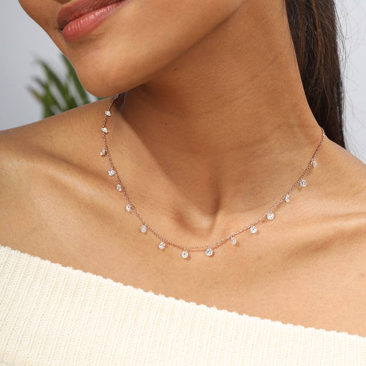 Ethereal Spark | 925 Silver Necklace