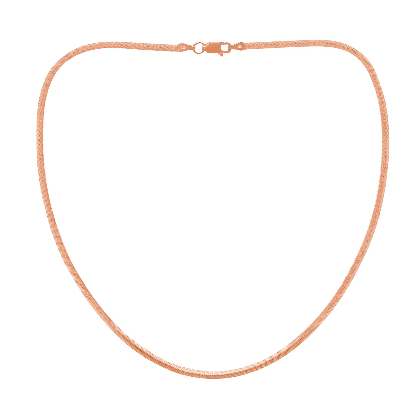 Viper’s Embrace | 925 Silver Chain - Rose Gold