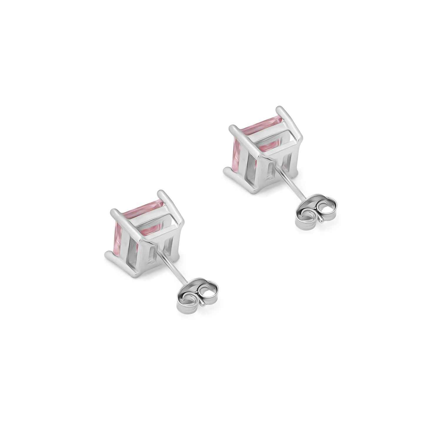 Rosabelle | 925 Silver Earrings (Princess Cut)