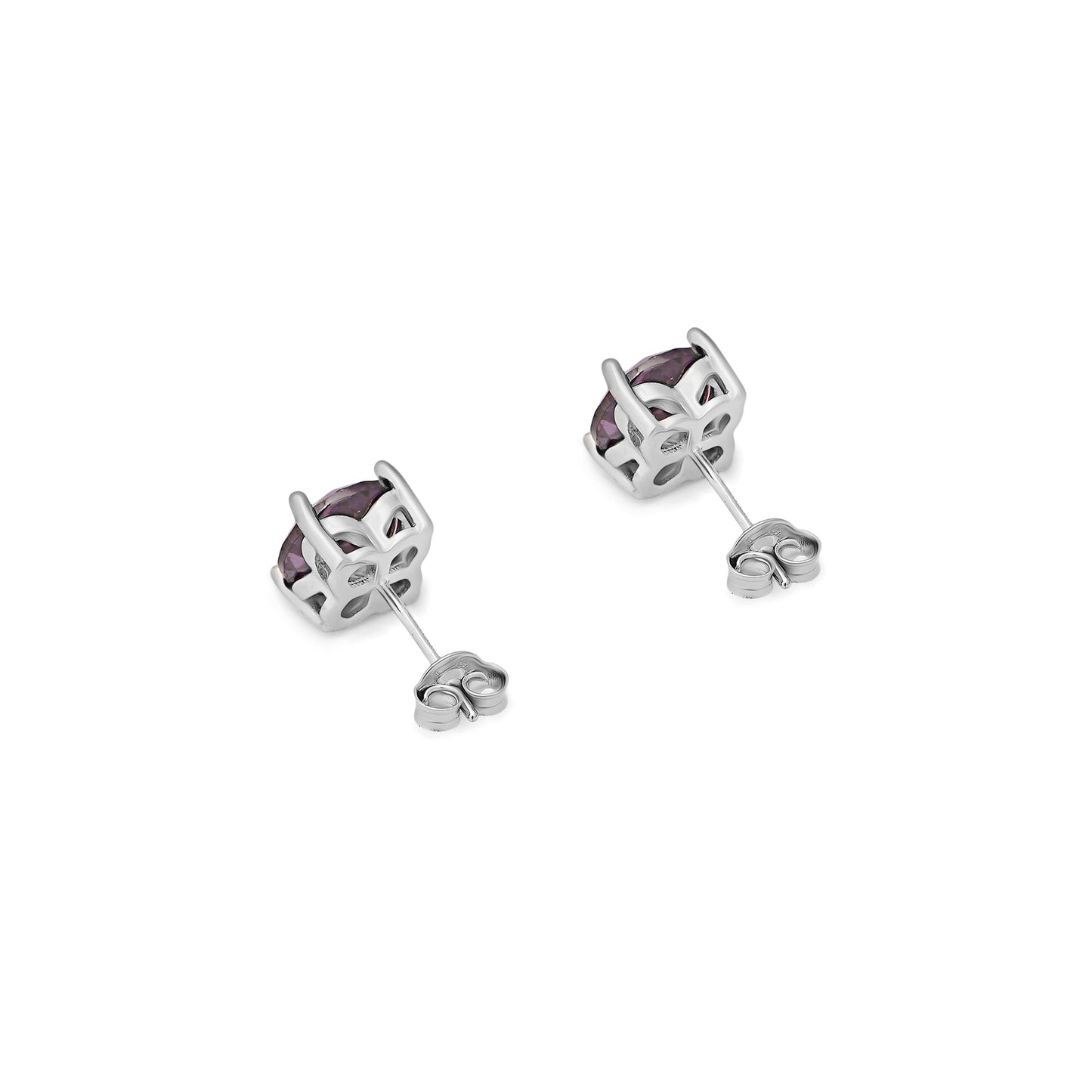 Amethyst Aura | 925 Silver Earrings
