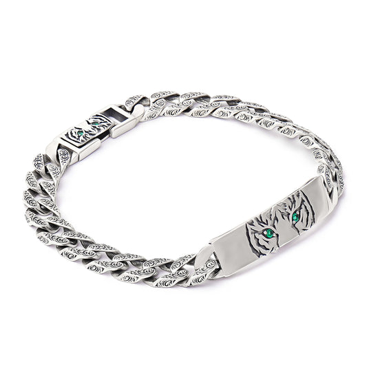 Eye Of Tiger | 925 Silver Bracelet Men