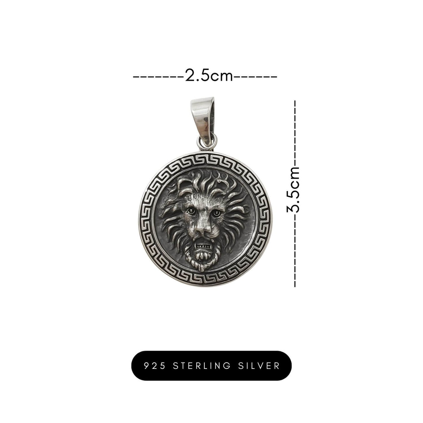 Courage Crest | 925 Silver Pendant