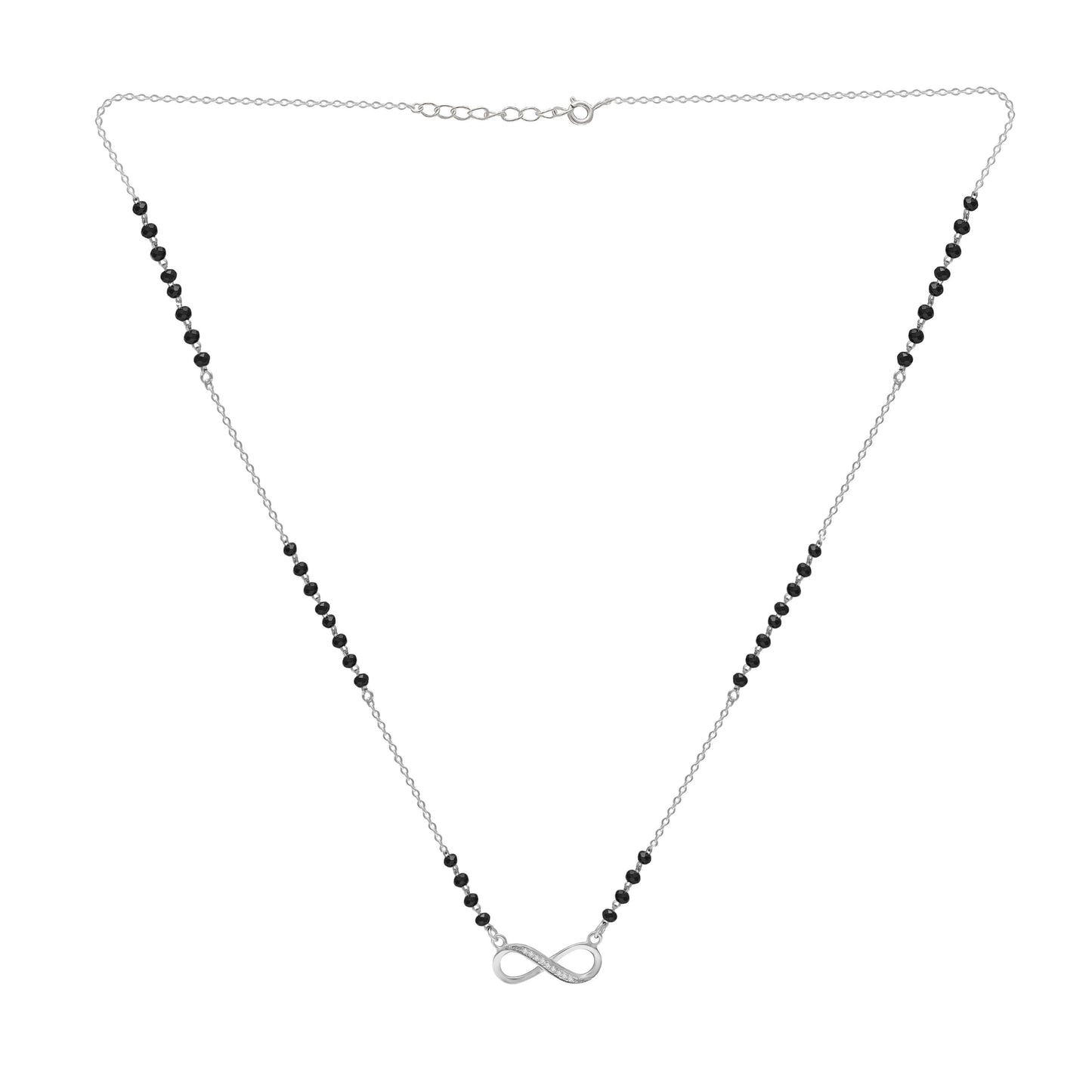 Infinity Bond | 925 Silver Pendant with Mangalsutra Chain