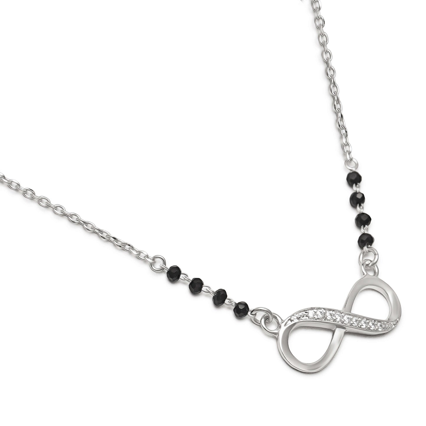 Infinity Bond | 925 Silver Pendant with Mangalsutra Chain