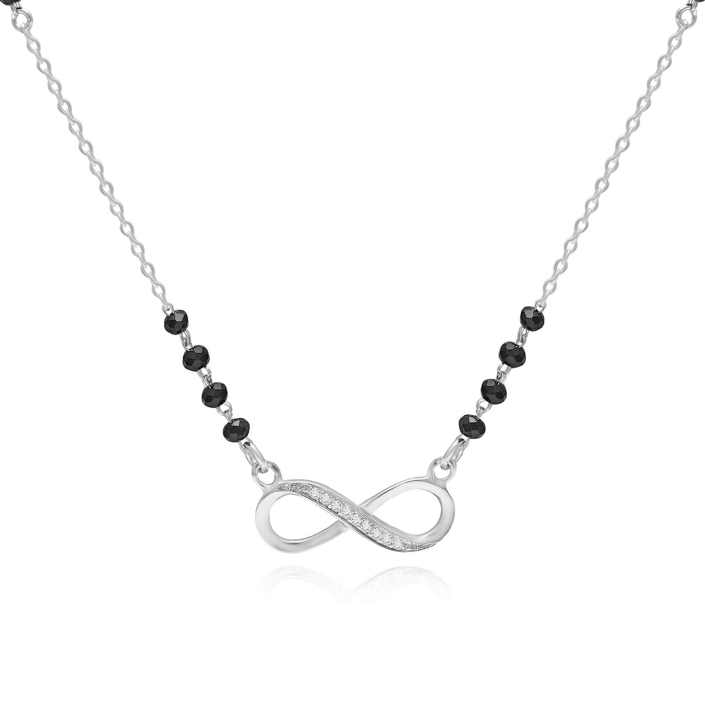 Infinity Bond | 925 Silver Pendant with Mangalsutra Chain