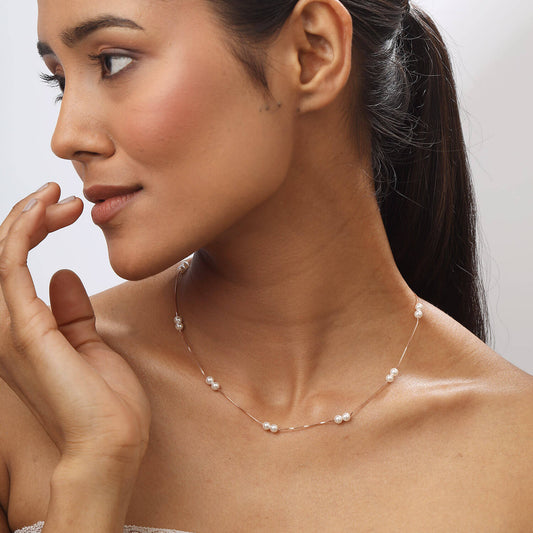 Pearl Bliss | 925 Silver Necklace