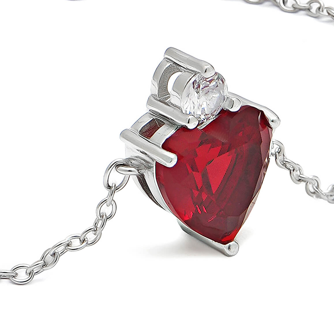 Aurora Heart | 925 Silver Bracelet