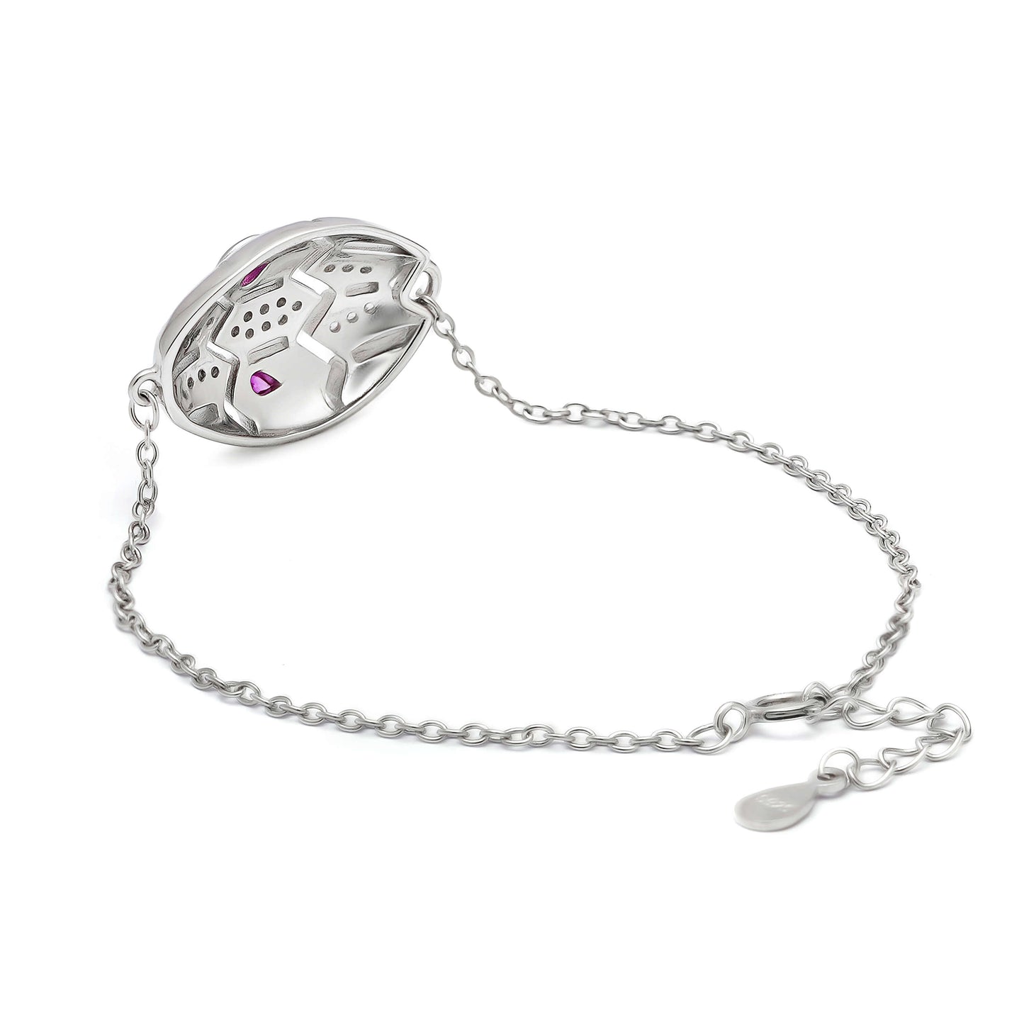 Serpentine Charm | 925 Silver Bracelet