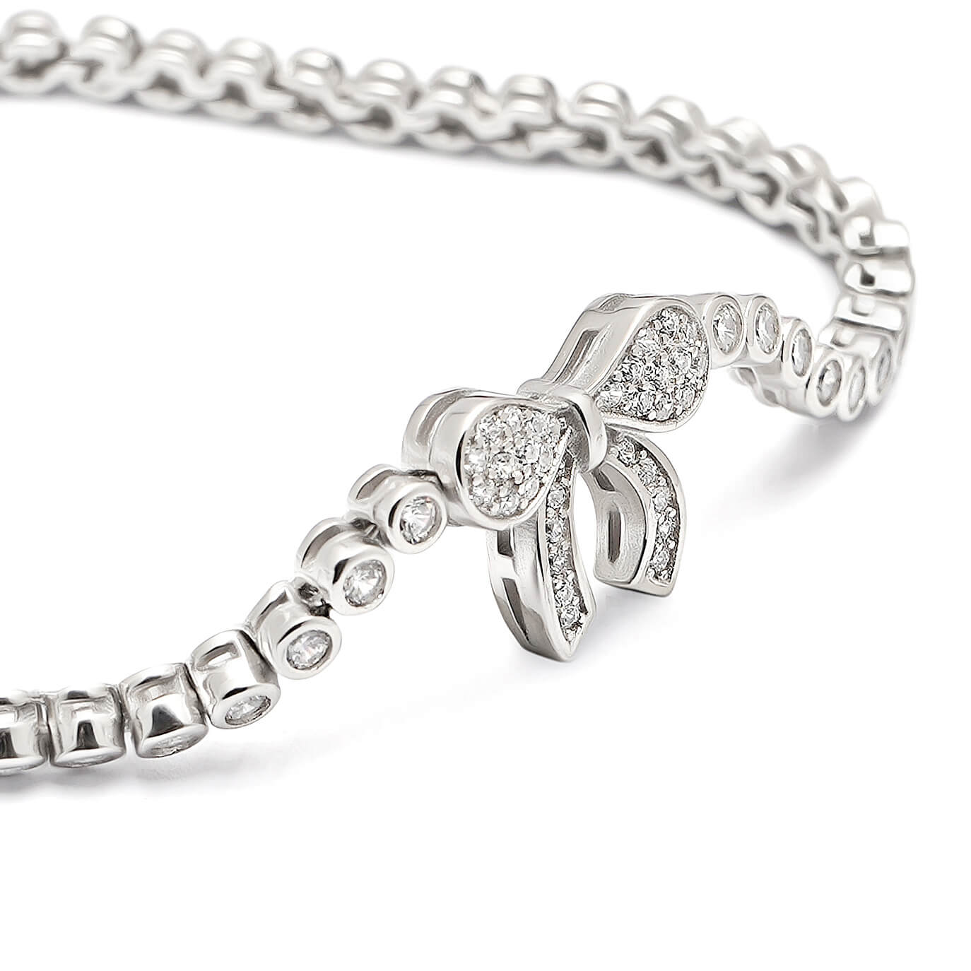 Graceful Knot | 925 Silver Bracelet
