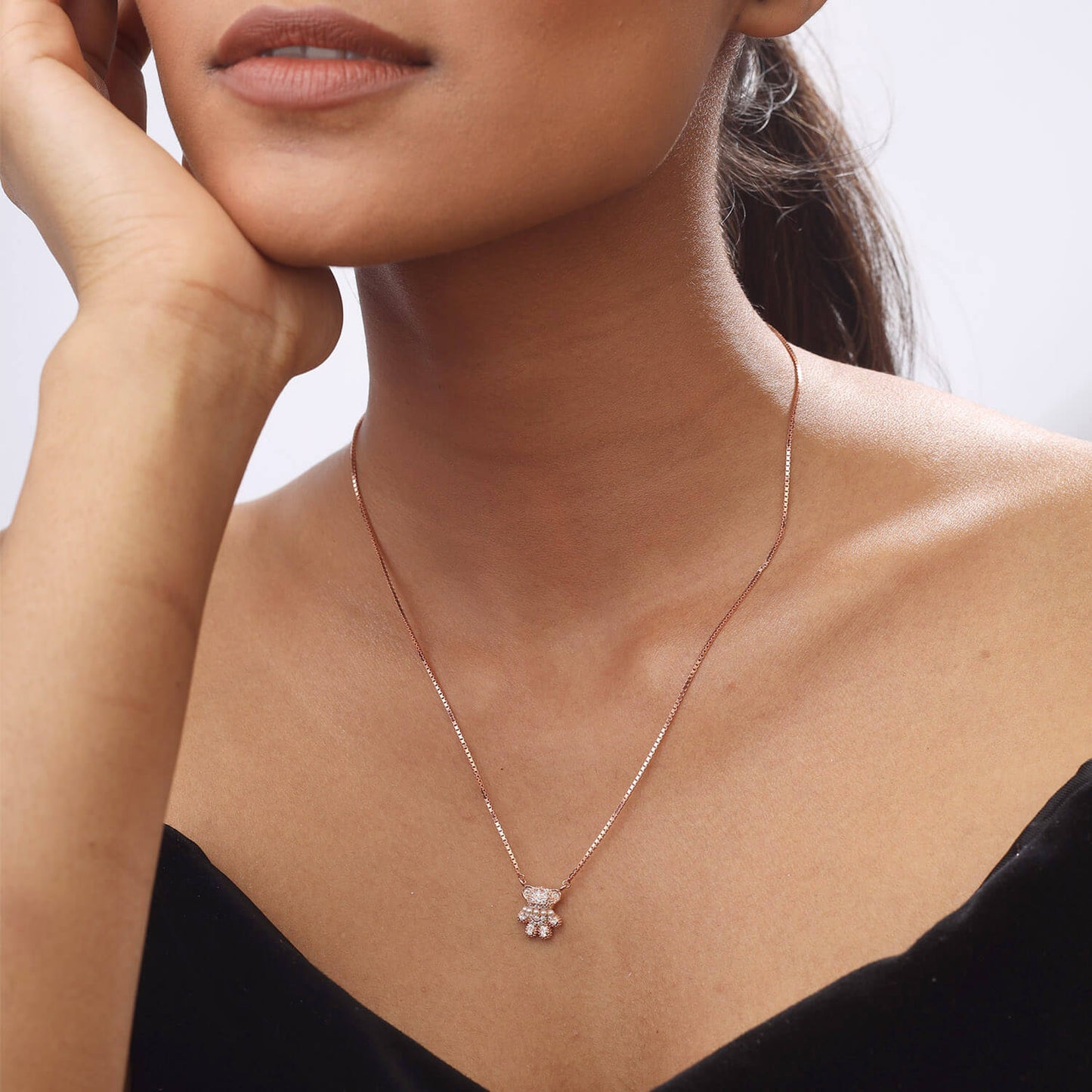 Teddy's Tale | 925 Silver Pendant with Chain