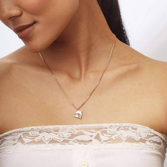 Tidal Grace | 925 Silver Pendant with Chain