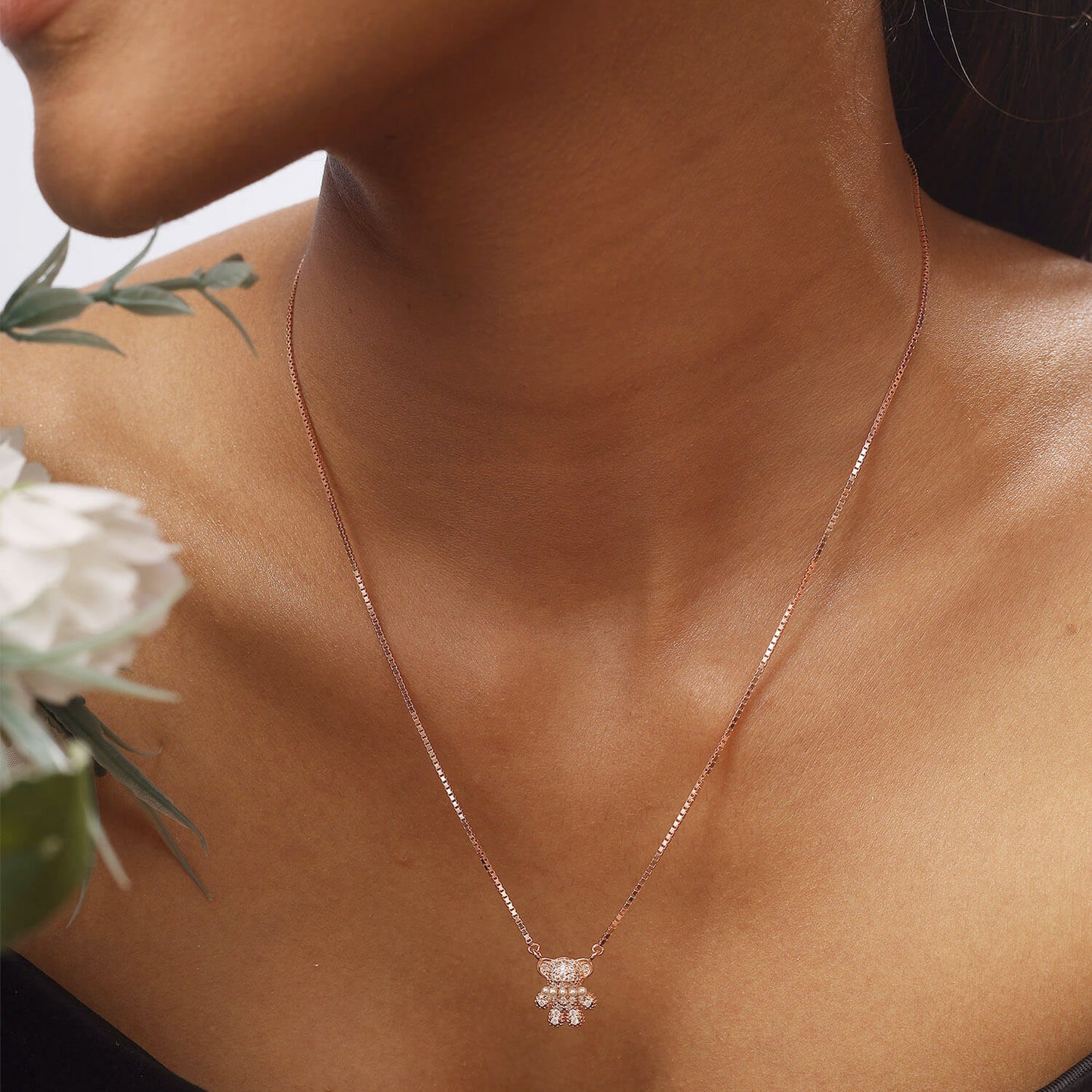 Teddy's Tale | 925 Silver Pendant with Chain