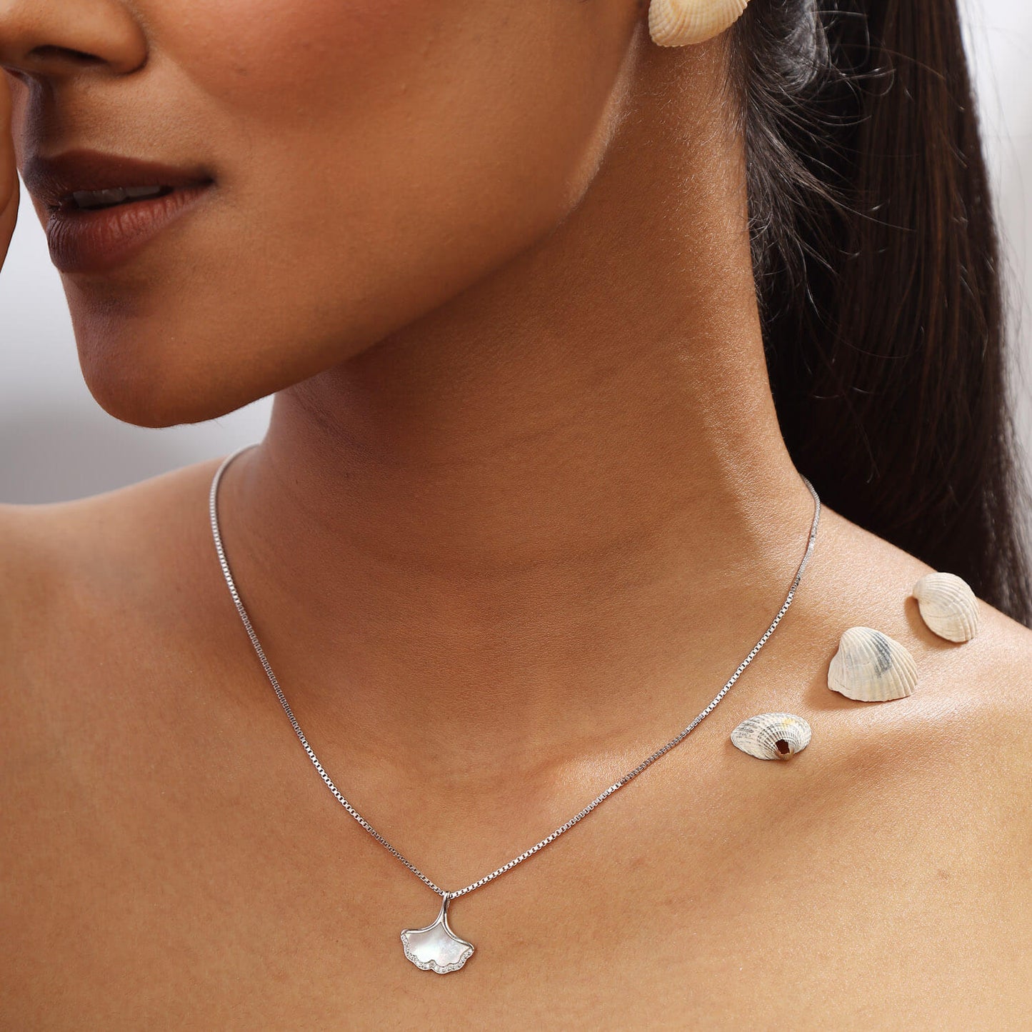 Coastal Chic | 925 Silver Pendant with Chain