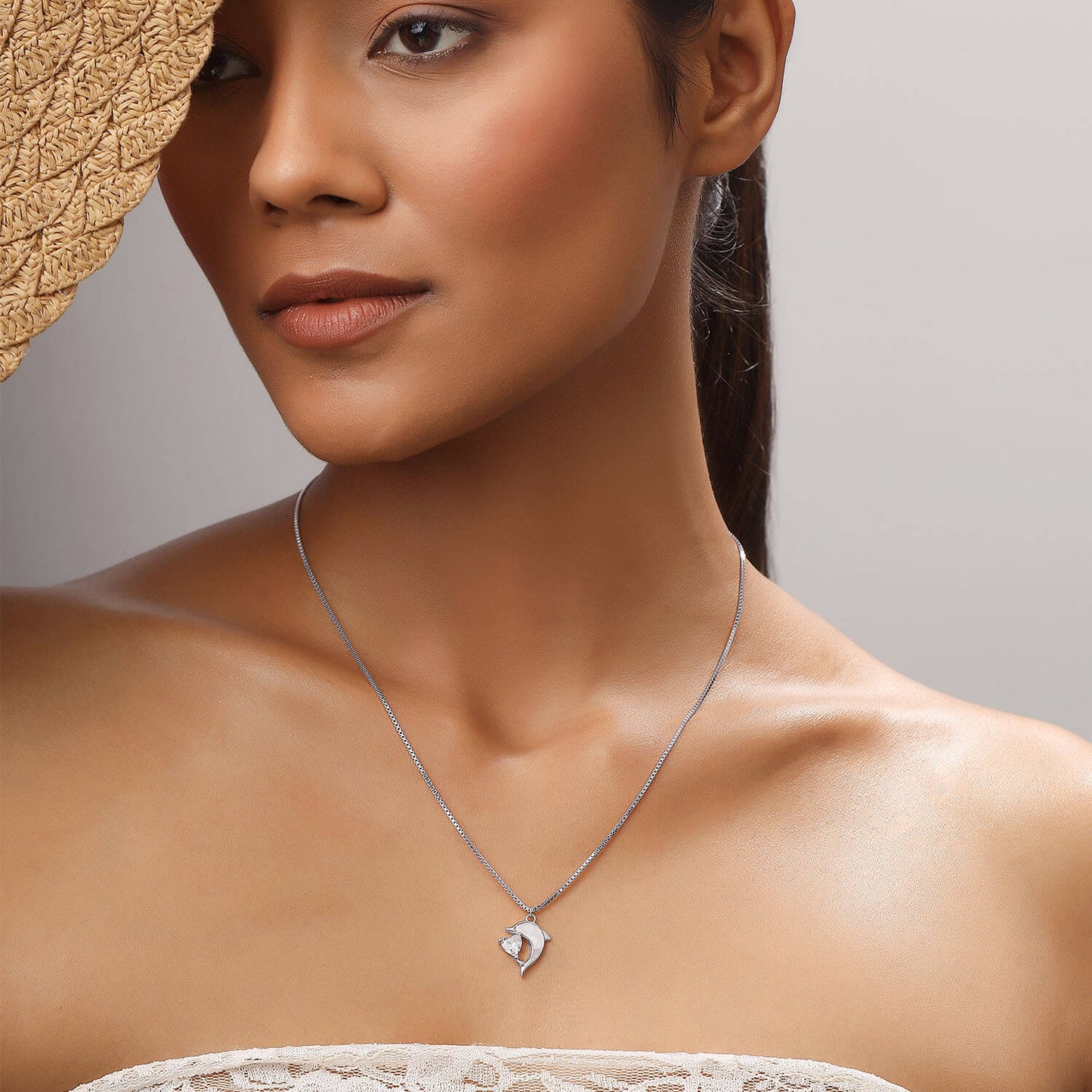 Tidal Grace | 925 Silver Pendant with Chain