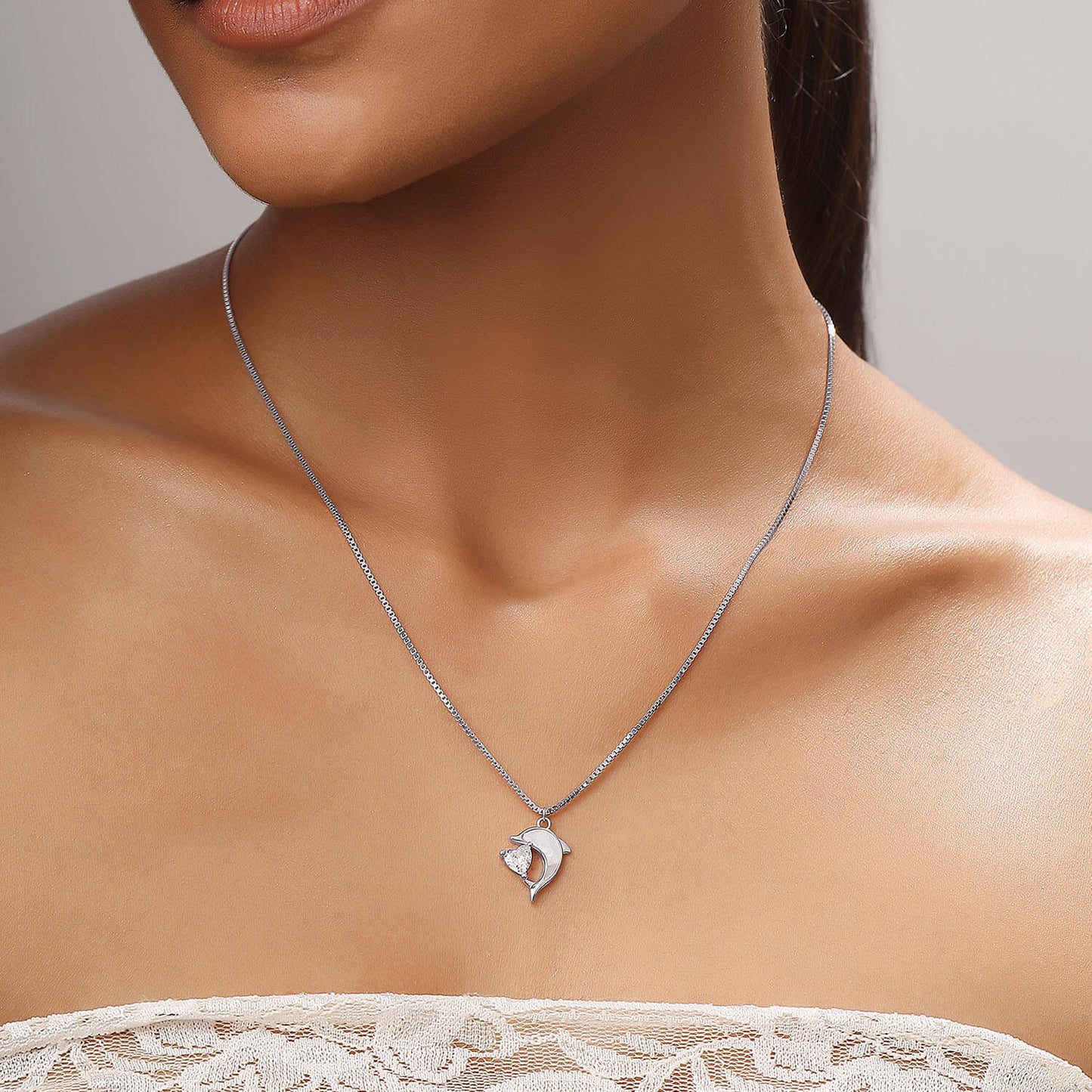 Tidal Grace | 925 Silver Pendant with Chain