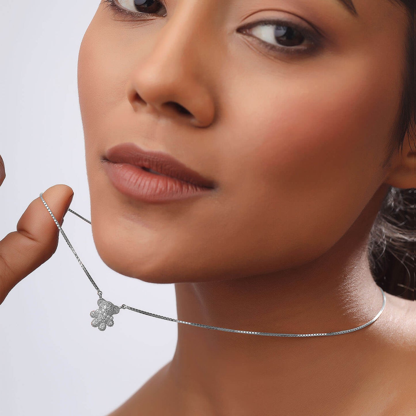 Teddy's Tale | 925 Silver Pendant with Chain