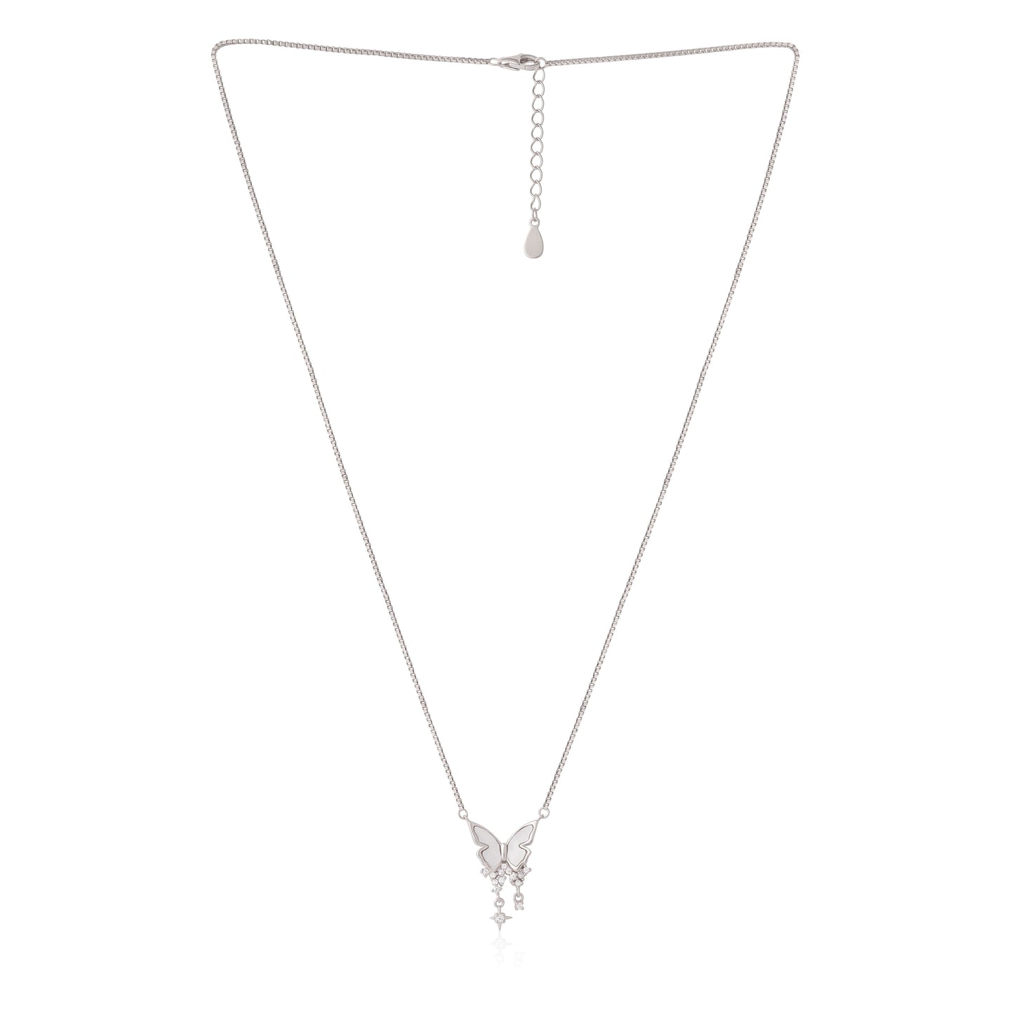 Butterfly Bliss | 925 Silver Pendant with Chain