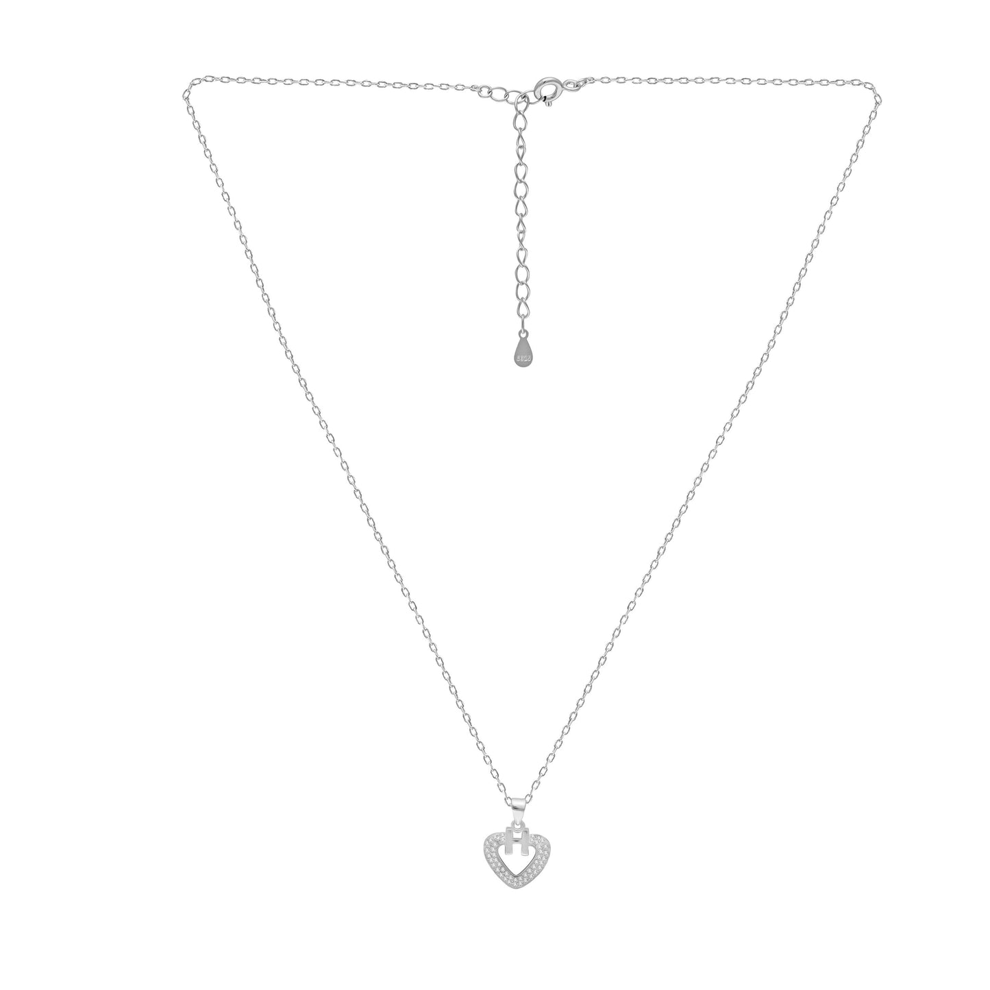 HeartWhisper | 925 Silver Pendant with Chain