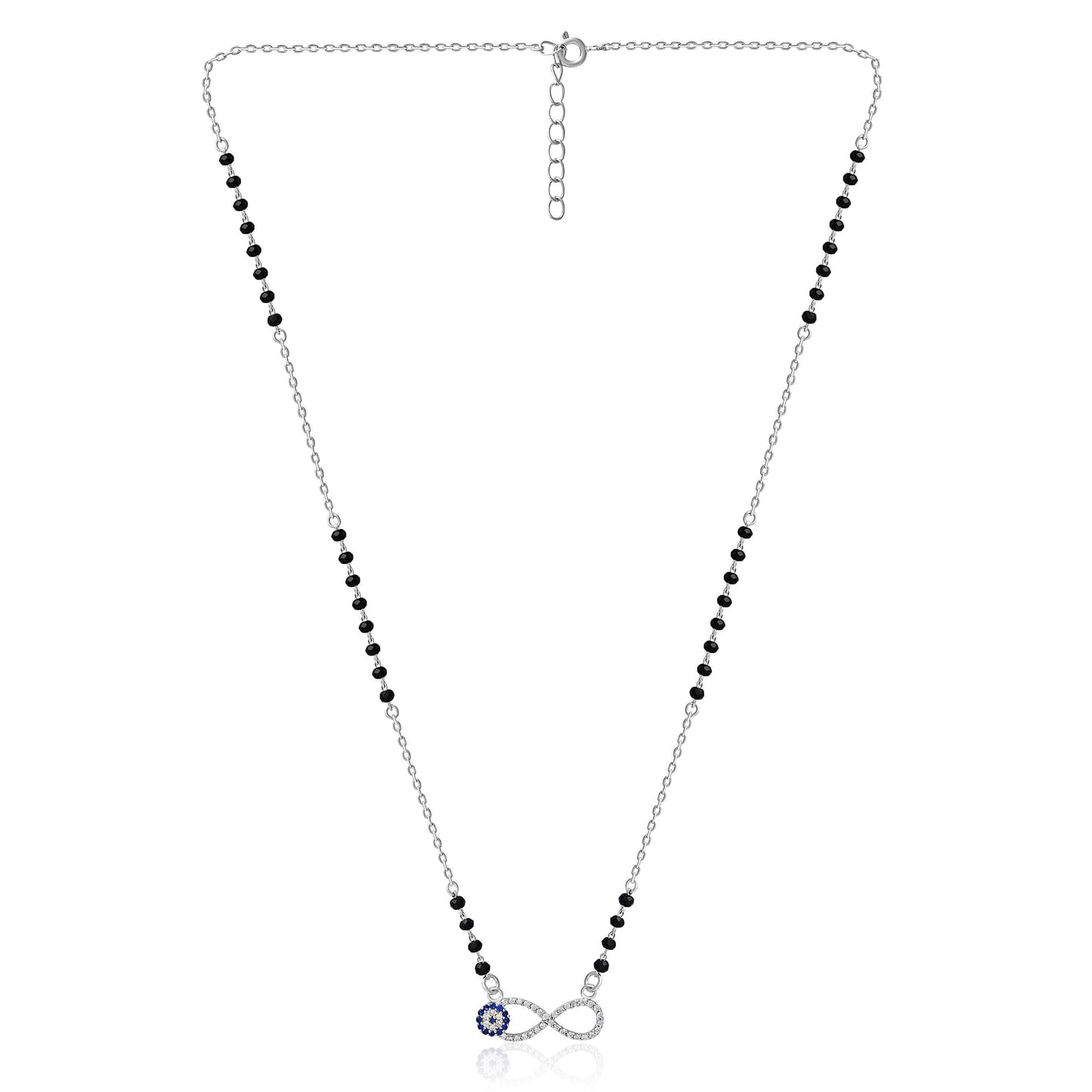 Infinite Charm | 925 Silver Pendant with Mangalsutra Chain