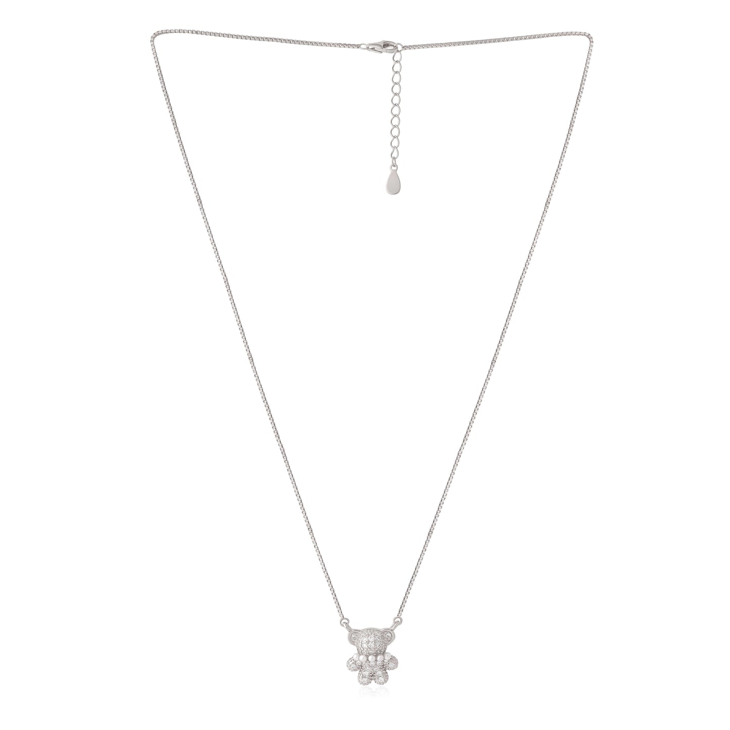 Teddy's Tale | 925 Silver Pendant with Chain
