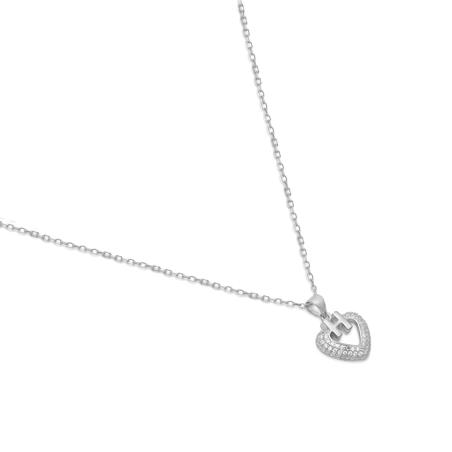 HeartWhisper | 925 Silver Pendant with Chain