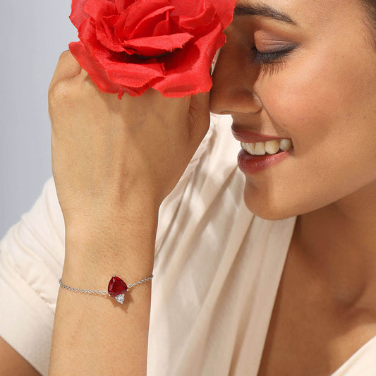Aurora Heart | 925 Silver Bracelet