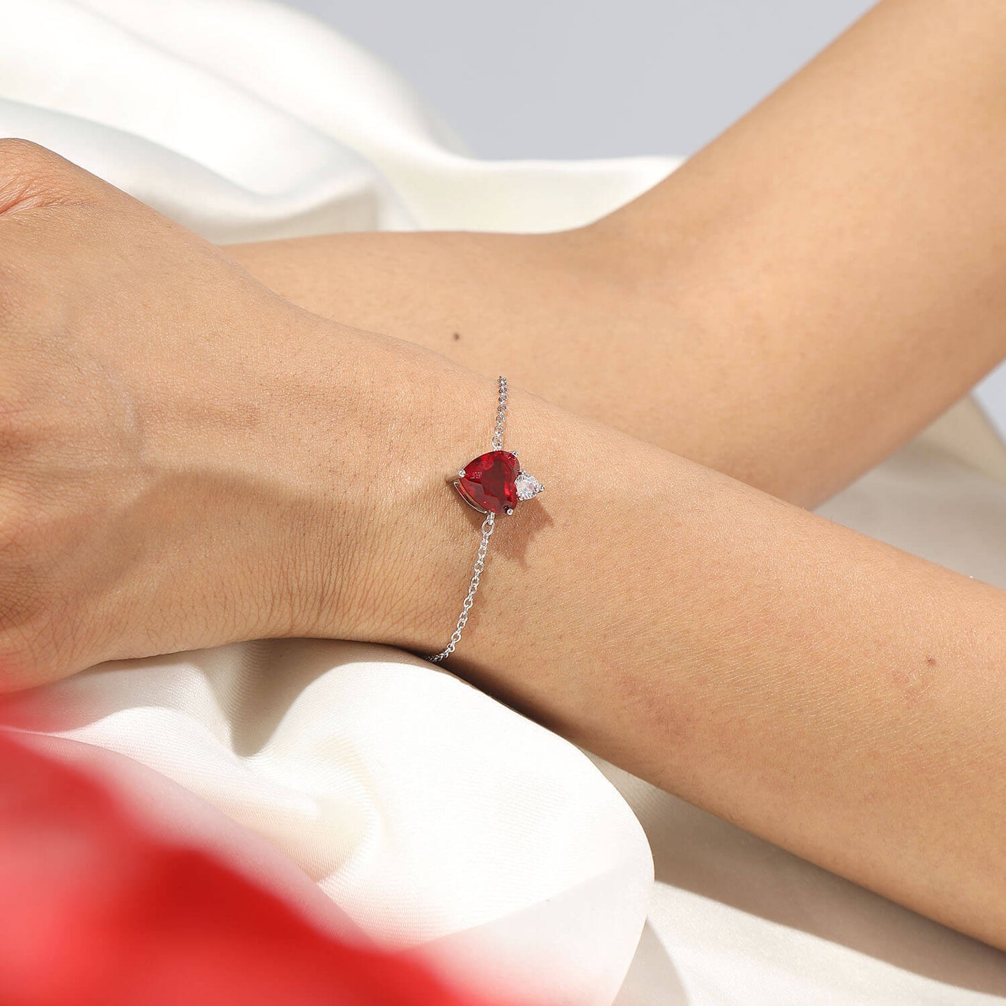 Aurora Heart | 925 Silver Bracelet