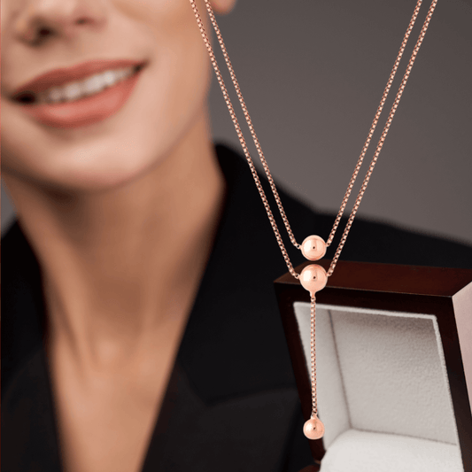 Rosé Aurora | 925 Silver Necklace
