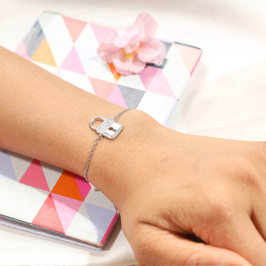 Luxe Lock | 925 Silver Bracelet