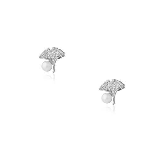 Moonlit Pearls | 925 Silver Earrings