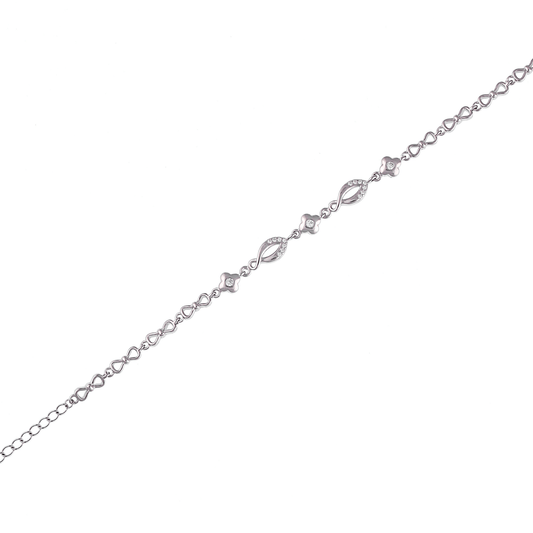 Silver Symphony | 925 Sterling Silver Bracelet Rey & Co.