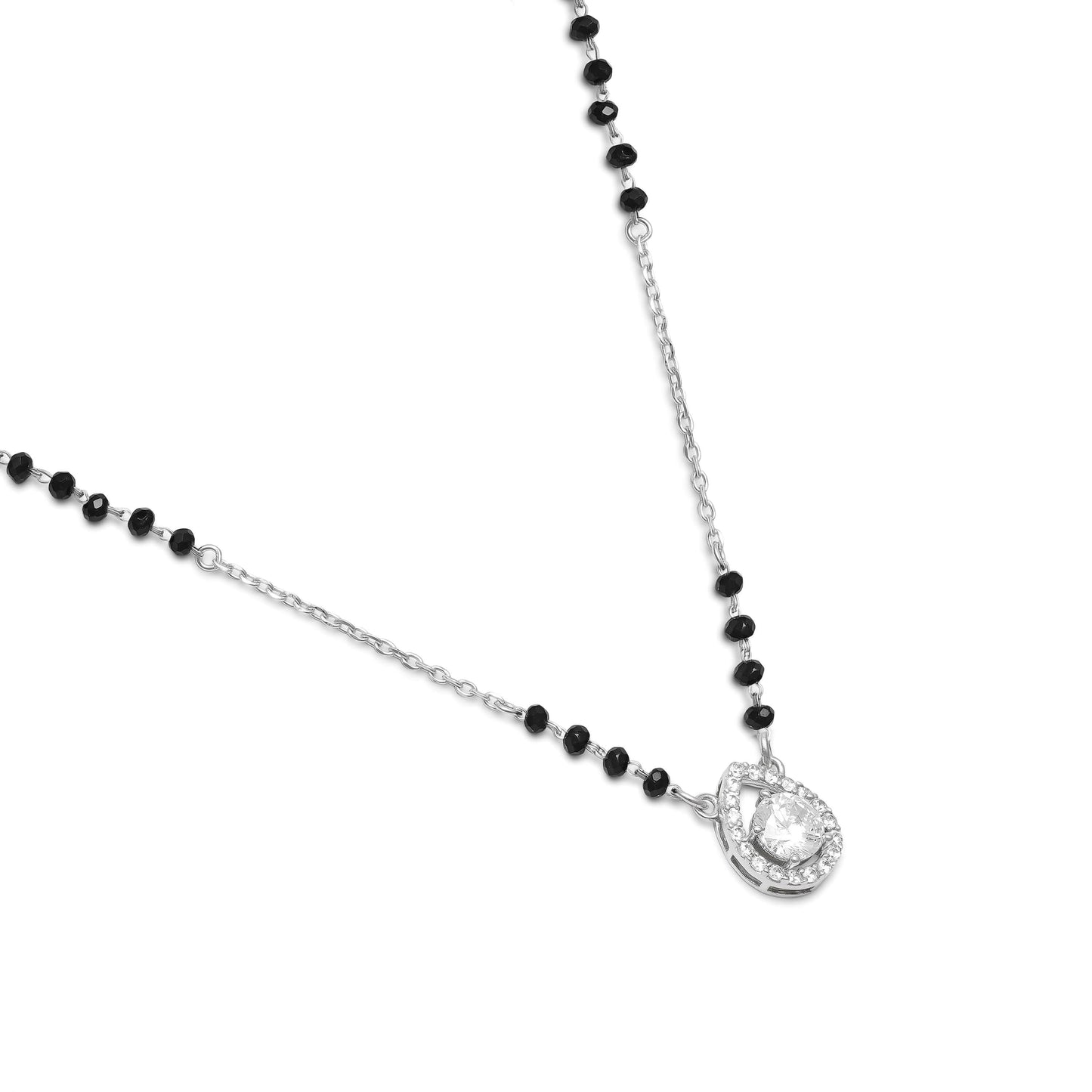 Amara | 925 Silver Pendant with Mangalsutra Chain