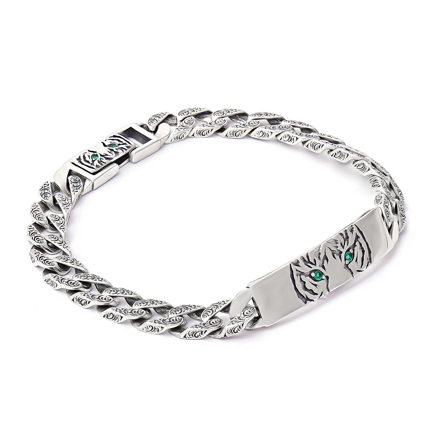 Eye Of Tiger | 925 Silver Bracelet Men