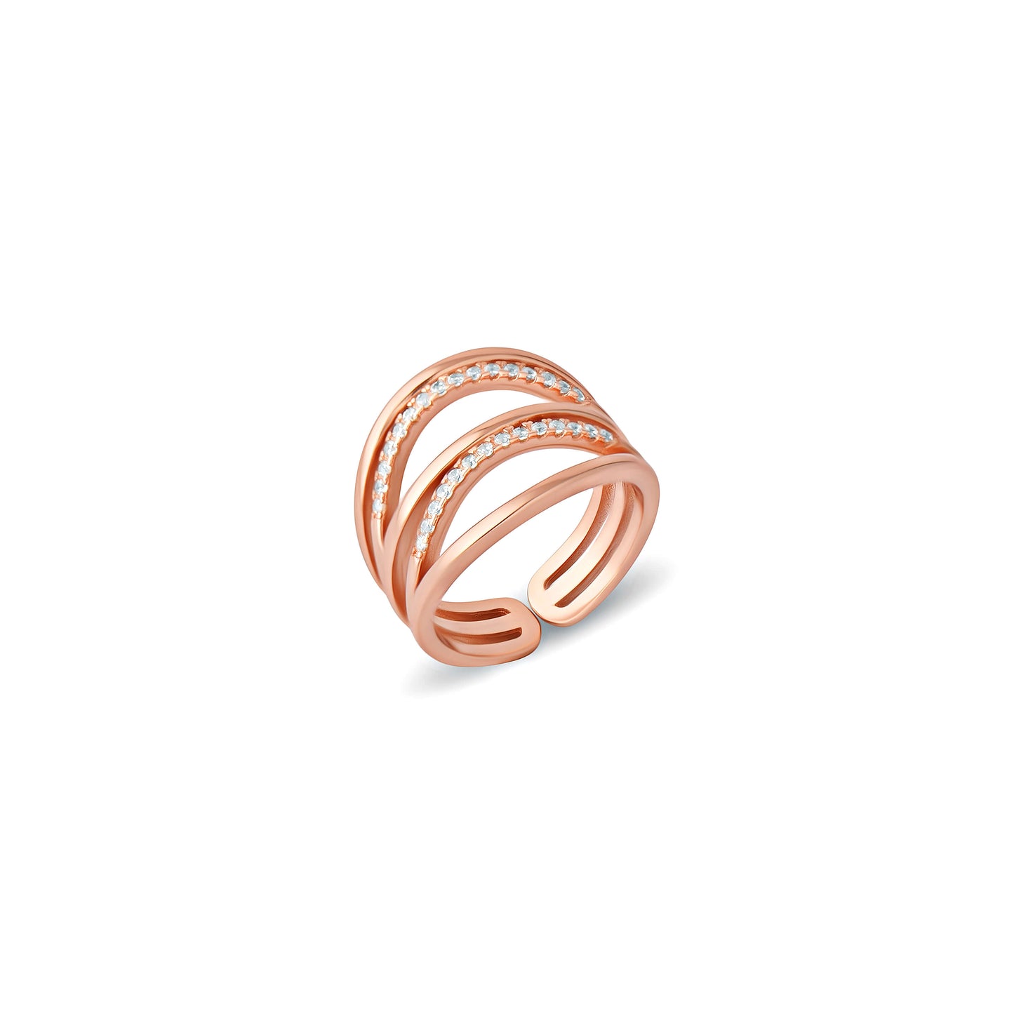 Glimmering Touch | 925 Silver Ring