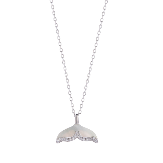 Ocean’s Whisper | 925 Silver Pendant with Chain