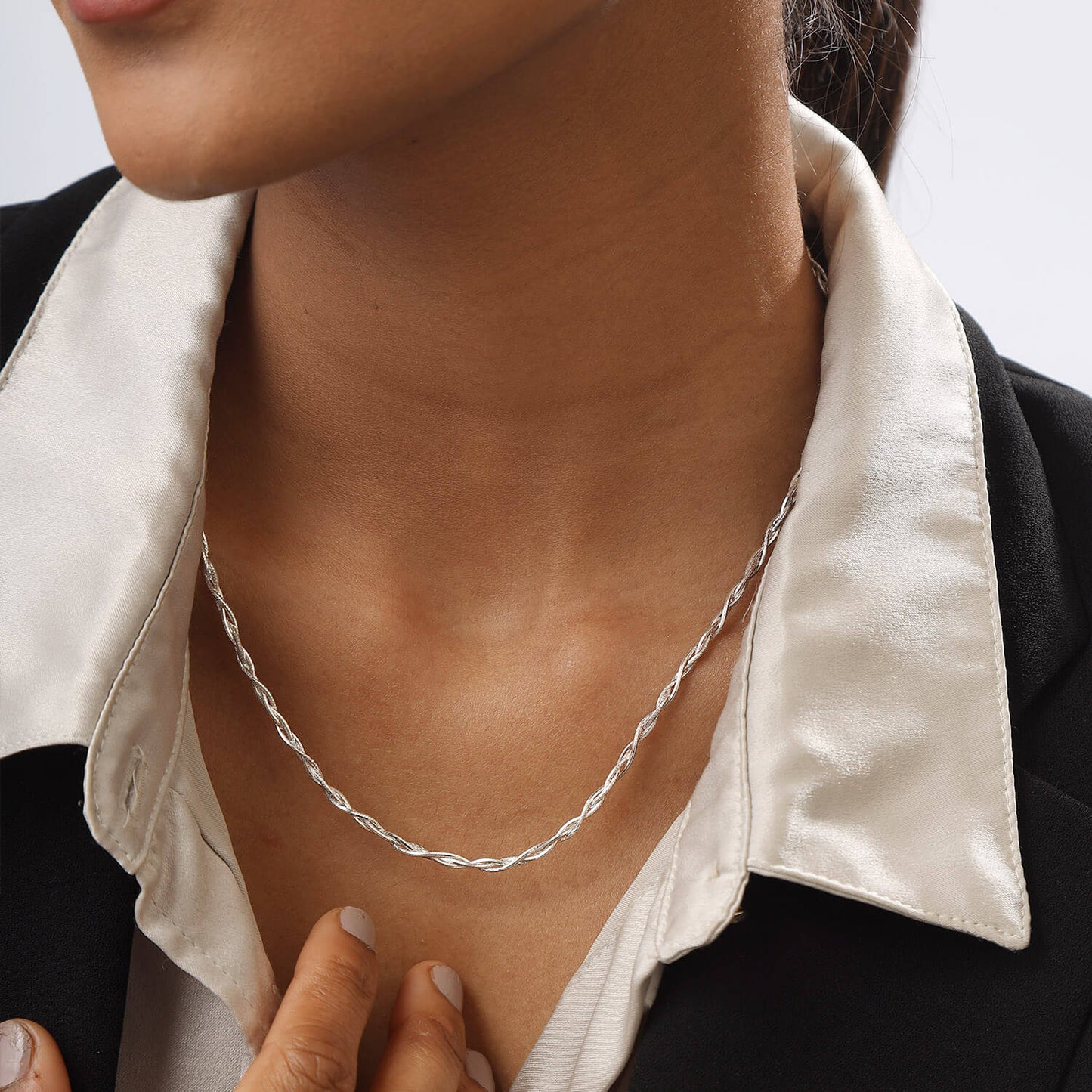 Aura Swirl | 925 Silver Chain