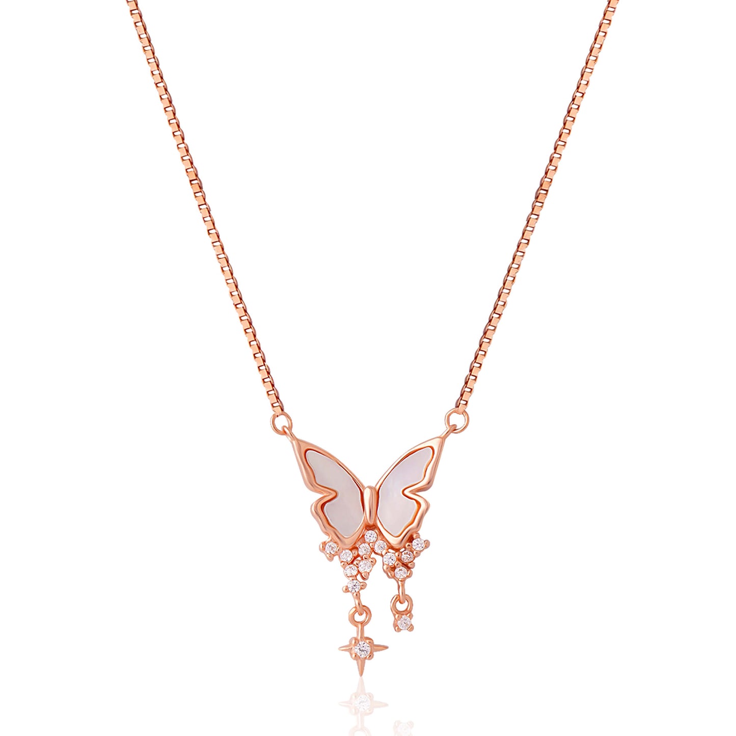 Butterfly Bliss | 925 Silver Pendant with Chain