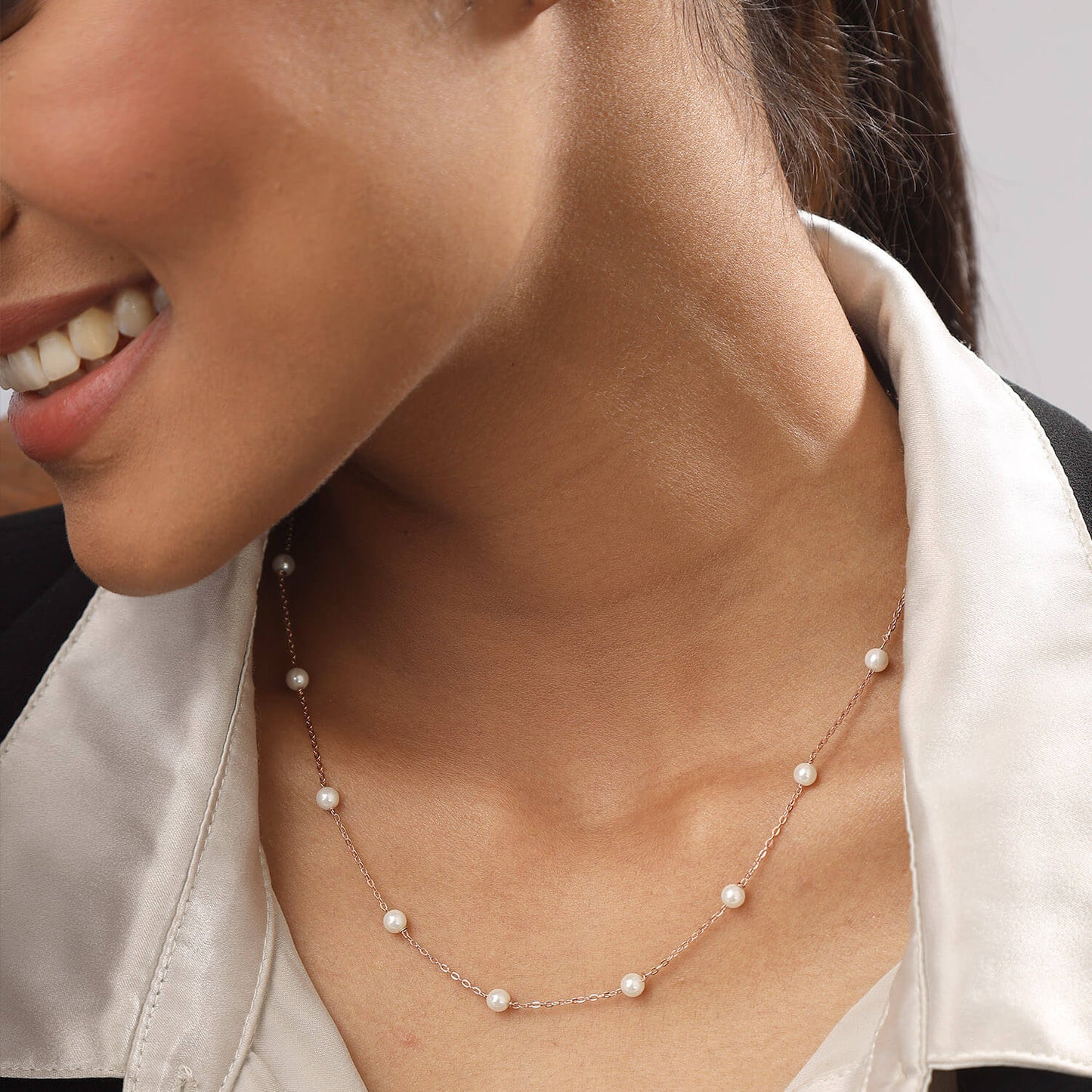 Dawn's Pearl | 925 Silver Necklace